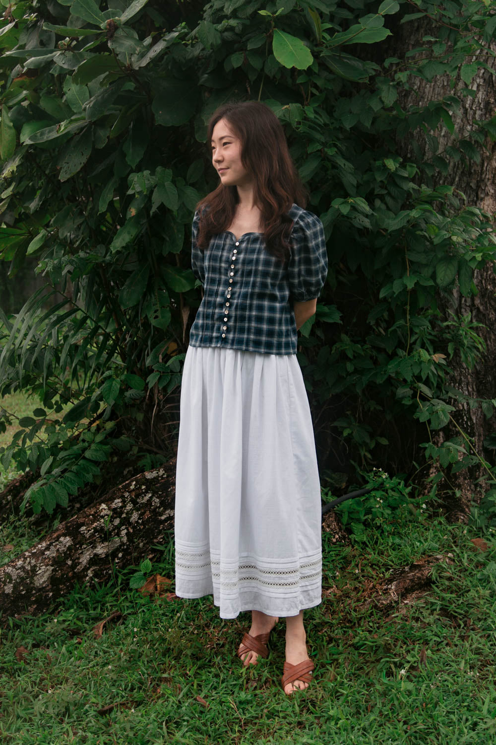 Palmier Blouse (Juniper)